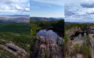 Житель Казахстана делится красотой двух озер в Карагандинской области на видео