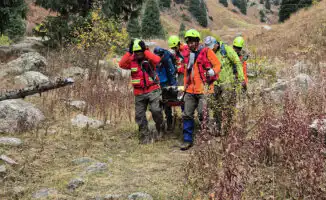 Словацкий турист на краю пропасти: спасатели вытащили его из ледяного плена