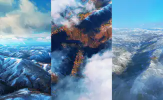 Казахстанский видеограф Серик Аскаров запечатлел переход сезона в горах ВКО