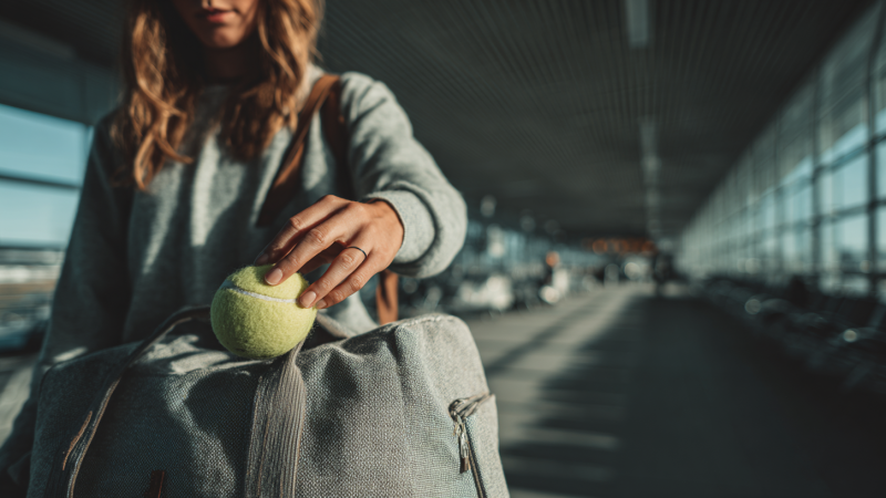 Зачем класть теннисный мяч в ручную кладь перед полётом?