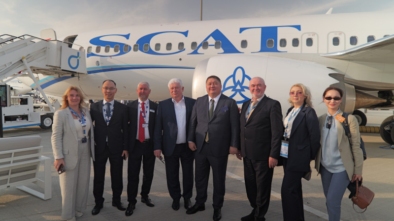 Казахстанский авиаперевозчик дебютировал на Dubai Airshow