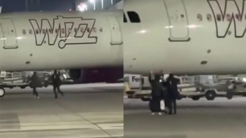 Пассажиры в Москве пытались догнать самолёт по взлётной полосе