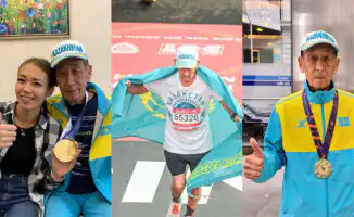 80-летний казахстанец Салтанат Туйтебаев вдохновил нацию, став символом силы духа на Нью-Йоркском марафоне