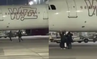 Пассажиры в Москве пытались догнать самолёт по взлётной полосе