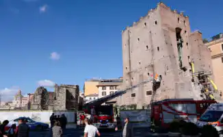 Частичное обрушение Torre dei Conti в Риме: пострадавшие