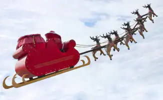 Рождественская магия: радары зафиксировали сани Санта-Клауса над Новой Зеландией, предвещая праздники