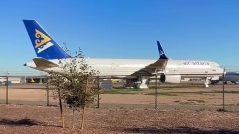 Неожиданная находка: казахстанский самолёт в Финиксе