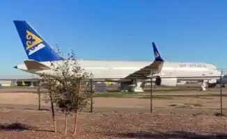 Неожиданная находка: казахстанский самолёт в Финиксе