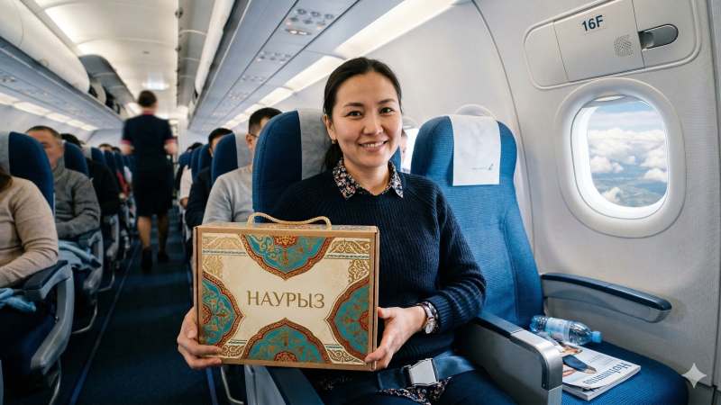 Наурыз: что можно и нельзя провозить в самолете среди казахстанских гостинцев