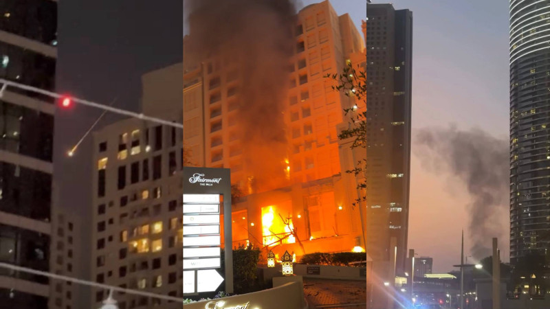 Казахстанцам в Дубае рекомендовали покинуть верхние этажи и укрыться от окон