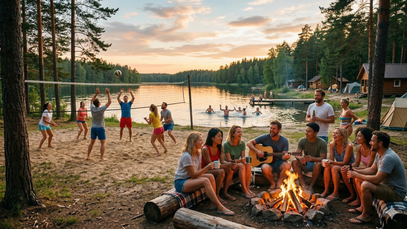 Взрослые отказываются от роскошных отелей в пользу отдыха в спальных мешках